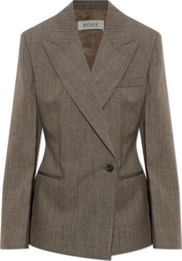 Róhe Dame Jakker Brun 2XS,