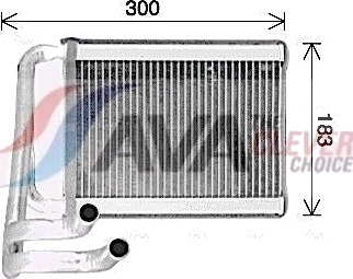 Varmeapparat register AVA COOLING SYSTEMS KA6306