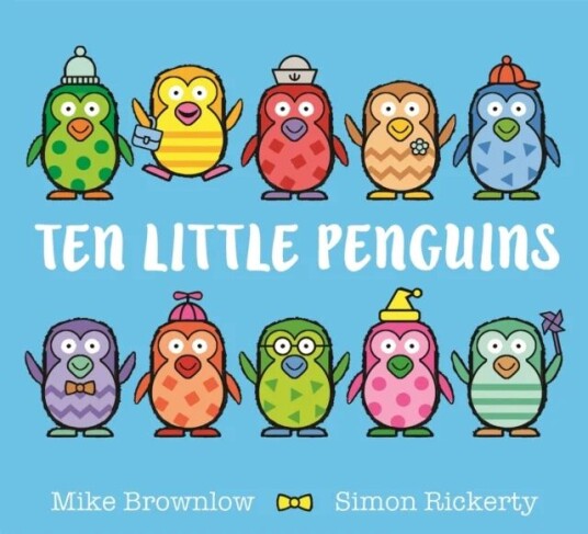 Ten Little Penguins Board Book Av Mike Brownlow