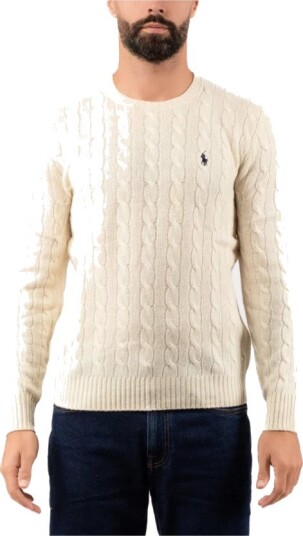 Ralph Lauren Herre Strikkevarer Beige L,