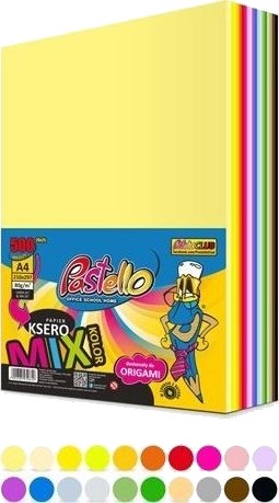 Pastellpapir Xerox A4 80 G Blandede Farger 500 Ark