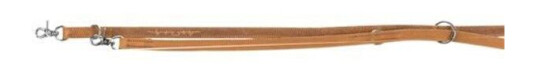 Trixie Rustic Fatleather Adjustable Leash Heartbeat ml: 2.00 M/20 Mm Brown