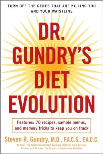 Dr. Gundry'S Diet Evolution Av Dr. Steven R. Gundry
