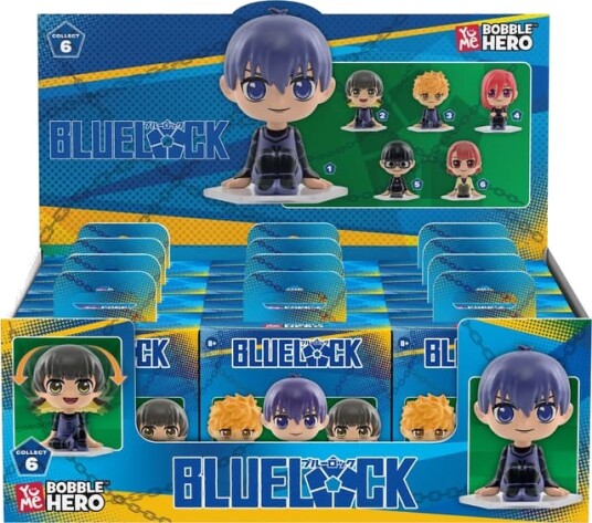 YuMe Blue Lock Bobble Hero Blind Box actionfigur YuMe Blue Lock Bobble Hero Blind Box actionfigur