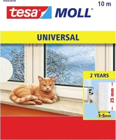 Tesa 05456 00100 01 Tetningsbånd Tesamoll® Universal Hvit L X B 10 M X 25 Mm 1 Stk.
