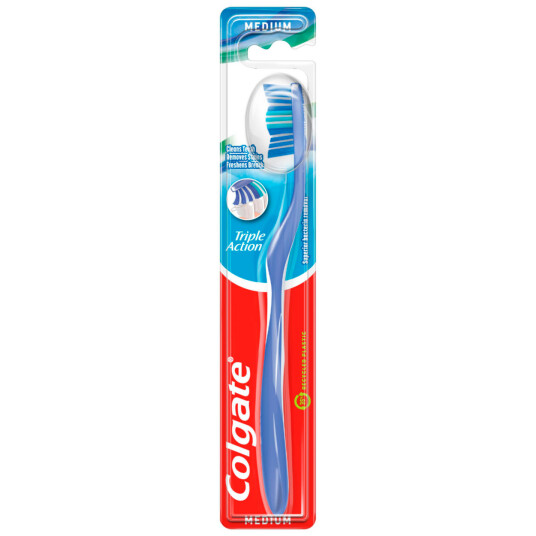Colgate tannbørste trippelvirkende medium