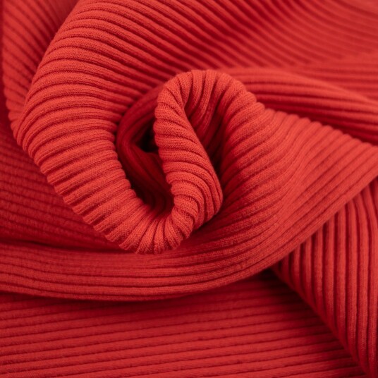 Ribb Jersey 3 mm, rød Ribb Jersey 3 mm, rød