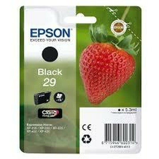 Epson Originale Blekkpatroner Epson 29 K Svart Epson Originale Blekkpatroner Epson 29 K Svart