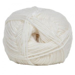 Hjertegarn Sock 4 Garn 1000 Hvit