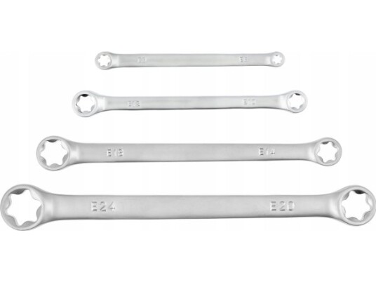 Hogert HT1W590 4-delt Ringskralle-sett E6-E24 Krom Vanadium Hogert HT1W590 4-delt Ringskralle-sett E6-E24 Krom Vanadium