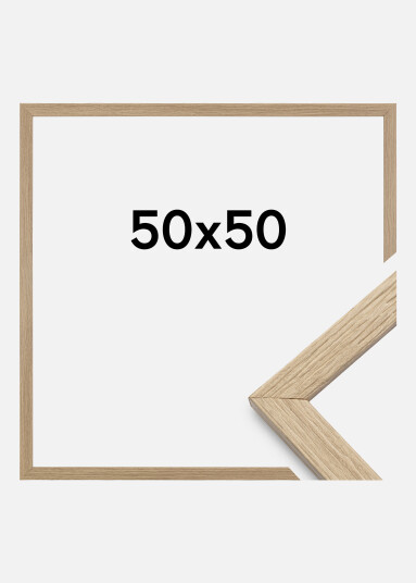 Ellos Estancia Ramme Stilren Akrylglass Eik 50x50 Cm 1603256-04-349 1603256-04-31