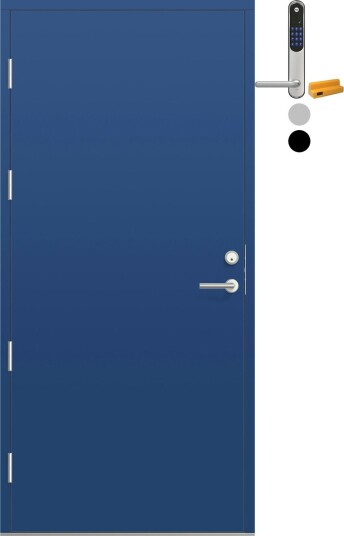 Ytterdør Bygg1 Fjell 09 med Yale Entrus