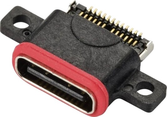 Tru Components Tc-10490668 Mikro-Usb 3.1 Type-C Hunnkontakt For Lodding