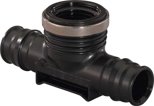 Uponor Q&E T-stykke PPSU 25-Rp3/4"FT-25