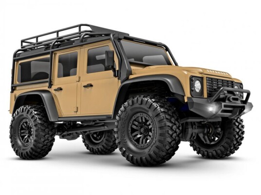 TRX 4M 1/18 Land Rover Defender Crawler Tan RTR TRX 4M 1/18 Land Rover Defender Crawler Tan RTR