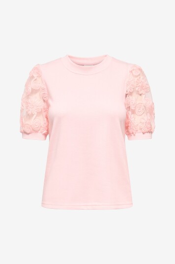 JDY   Topp jdyFairview Life S/S Sweat Jrs   Rosa