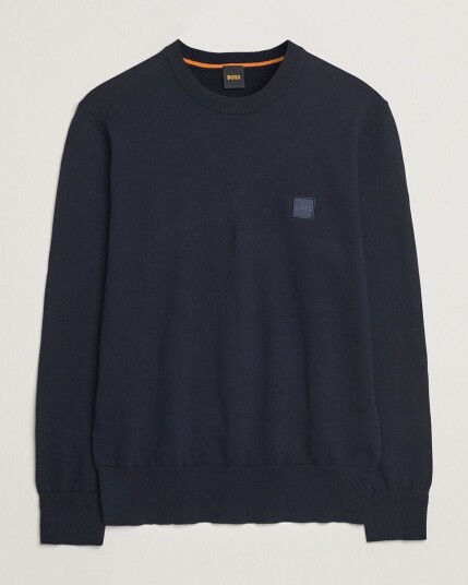 Boss ORANGE Kanovano Knitted Sweater Dark Blue Boss ORANGE Kanovano Knitted Sweater Dark Blue