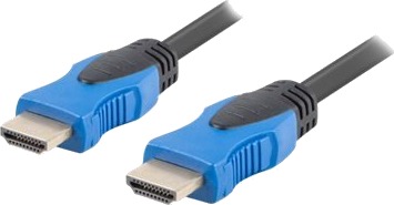 Lanberg Premium High Speed Hdmi Kabel Med Ethernet Hdmi Hann Til Hdmi Hann 3 M Svart 4K Støtte