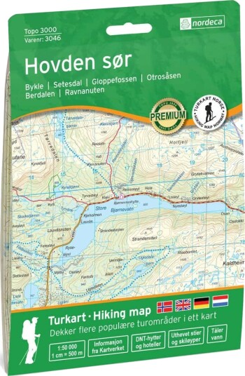 Ugland IT Nordeca Topo 3000 1:50 000 Hovden Sør Turkart