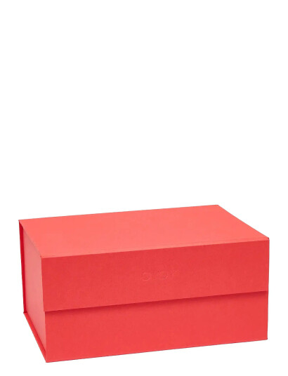 OYOY Living Design Hako Oppbevaringsboks Red A5 24x17x12cm OYOY Living Design Hako Oppbevaringsboks Red A5 24x17x12cm