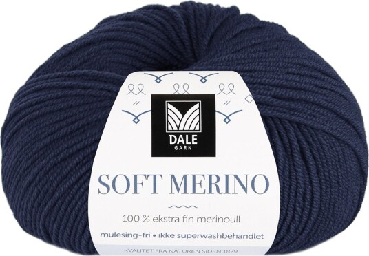 Soft Merino - 3024 Marine Blå
