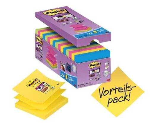 3M Post-it Super Sticky Z-Notes R330-SSVP16-EU