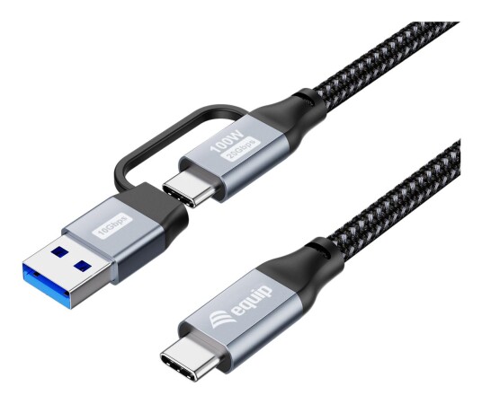 Equip Kabel USB C 3.2  > USB C/A 1.00m 20Gbps schwarz