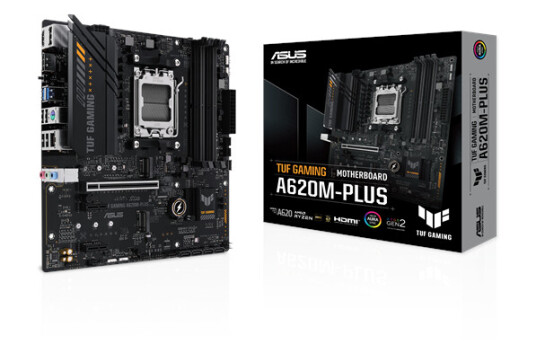 ASUS TUF Gaming A620M-Plus Hovedkort Micro-ATX med AMD AM5 og DDR5 ASUS TUF Gaming A620M-Plus Hovedkort Micro-ATX med AMD AM5 og DDR5