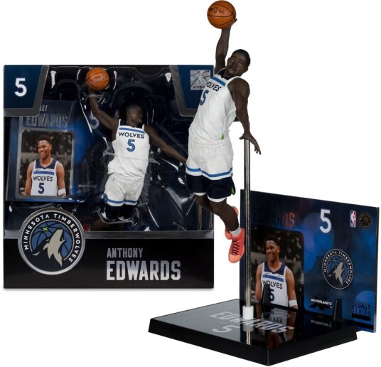 McFarlane's SportsPicks NBA 7" Posed Figure Anthony Edwards Minnesota Timberwolves