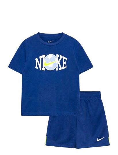 Nike Nkb B Nk Soccer Gfx Short Set Blue 116/122