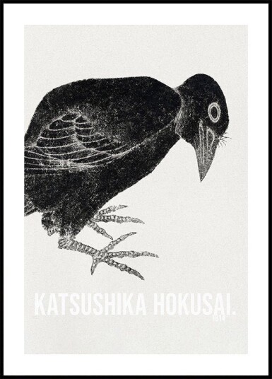 Katsushika Hokusai's Bird 1814 Plakat Plakat / 50x70cm Katsushika Hokusai's Bird 1814 Plakat Plakat / 50x70cm