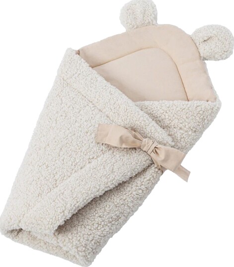 Meowbaby Bearly Svøpeteppe Cream