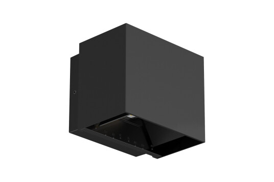Aneta Lighting Lillesand vegglampe opp/ned utendørs justerbar lysvinkel IP65 10W 3000K - Svart