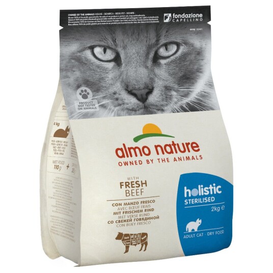 Holistic Spesialpris! 2 kg 12 kg Almo Nature Holistic Sterilised Storfekjøtt & Ris 2 kg Holistic Spesialpris! 2 kg 12 kg Almo Nature Holistic Sterilised Storfekjøtt & Ris 2 kg