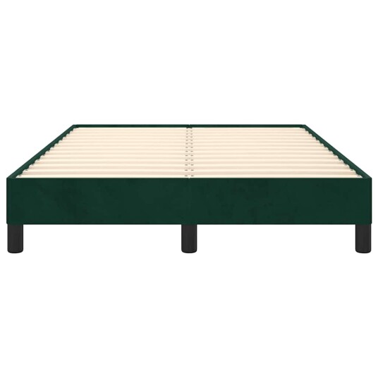 Sengeramme mørkegrå 120x190 cm fløyel 8721102435157