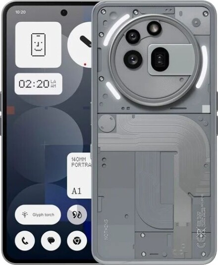 Nothing Phone (3a) Pro 12GB RAM 256GB Internminne Grå AMOLED Mobiltelefon Nothing Phone (3a) Pro 12GB RAM 256GB Internminne Grå AMOLED Mobiltelefon