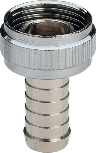 1/2 x 3/4" slangekobling i rødgods