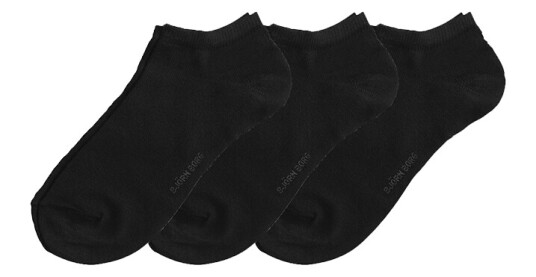 3-pack Essential Steps , Black Svart 35-38