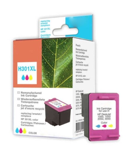 Peach HP 301XL Blekkpatron - flere farger