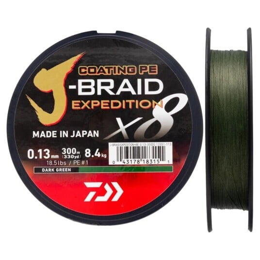 Daiwa J Braid Expedition 150m Daiwa J Braid Expedition 150m