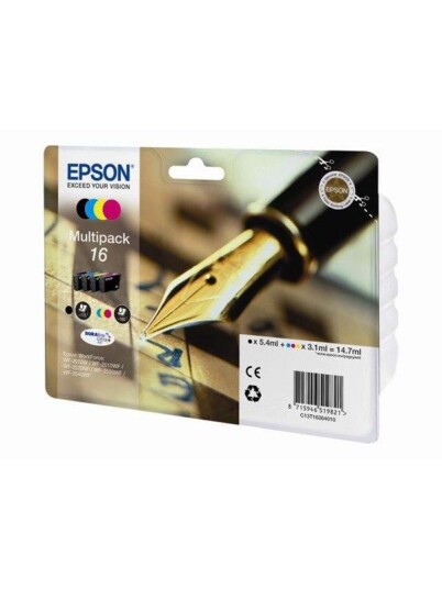 Epson 16 Ink Cartridge Multi - CMYK - Blekkpatron Blå
