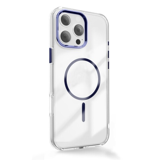 TFO Clear Thin Mag Deksel for iPhone 17 Pro Blå