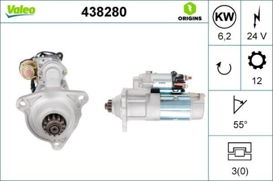 VALEO 438280 Starter VALEO 438280 Starter