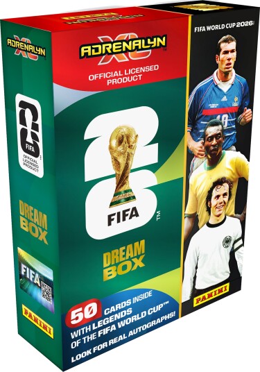Panini Adrenalyn XL FIFA World Cup 2026 Dream Box med 50 Samlekort Panini Adrenalyn XL FIFA World Cup 2026 Dream Box med 50 Samlekort