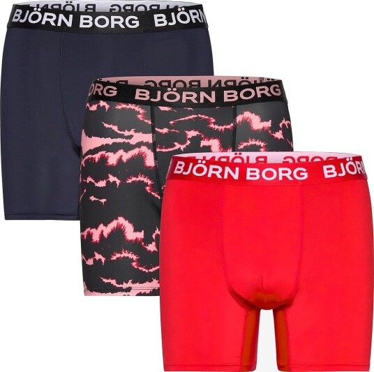 Björn Borg Sports Microfiber Boxer 3P - MULTIPACK 3 - S Björn Borg Sports Microfiber Boxer 3P - MULTIPACK 3 - S