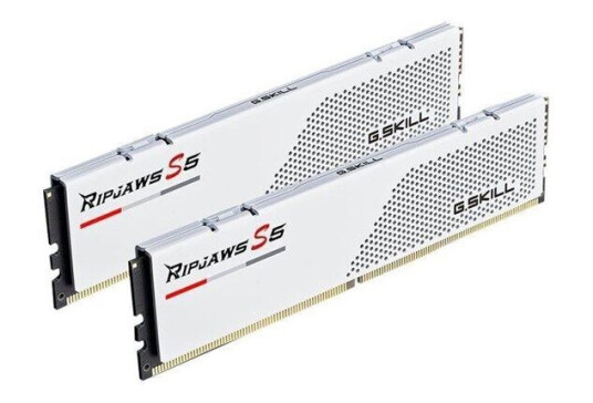 G.Skill Ripjaws S5 32GB DDR5-6000 RAM Lav Profil Hvit