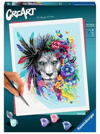 Ravensburger CreArt Paint by Numbers - Boho Lion