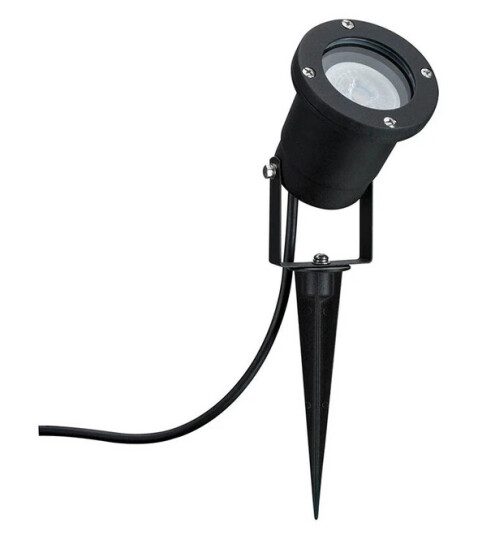 Paulmann - Gold Light LED Hage Lampe Insect Friendly IP65 Black Metall
