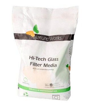 Nature Works Hi-Tech Filter Glass 20 kg Nature Works Hi-Tech Filter Glass 20 kg