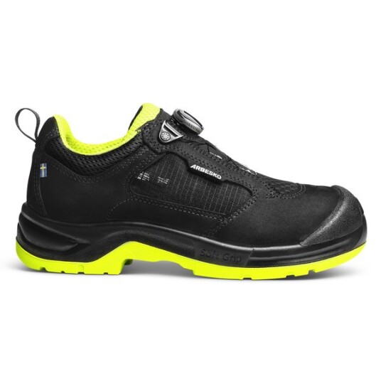 Arbesko VERNESKO 935 SVART/LIME SSK-935-935-SVART-LIME 37 Arbesko VERNESKO 935 SVART/LIME SSK-935-935-SVART-LIME 37